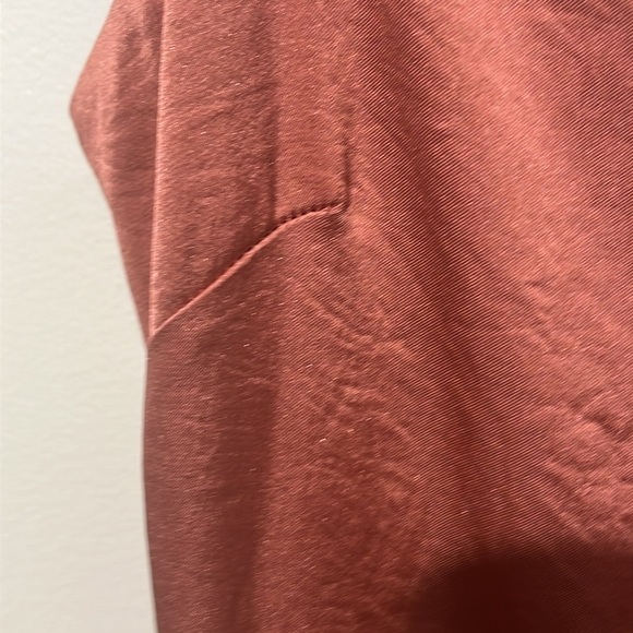 Wilfred Magdalena Satin Dress in Earthen Red - size 4 - Picture 4 of 12